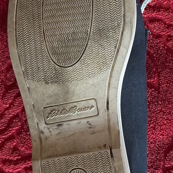 Eddie‎ Bauer Men's Navy Boat Shoes Size 10 - Picture 7 of 7